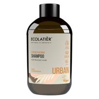 Stiprinamasis šampūnas lūžinėjantiems plaukams Ecolatier Urban, 600 ml