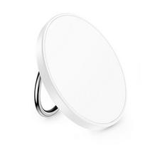 Belaidis įkroviklis CHOETECH, 15W,  2in1, magnetinis, baltas su žiedu