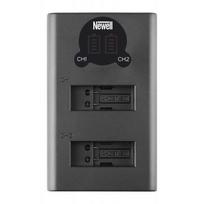 Dviejų kanalų įkroviklio rinkinys ir dvi SPJB1B baterijos Newell DL-USB-C, skirtos GoPro Hero 8