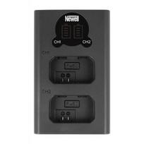 Dviejų kanalų įkroviklio ir NP-FW50 baterijos Newell DL-USB-C rinkinys skirta Sony