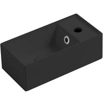 Praustuvas Simas Agile 40x20 cm, juoda matinė, AG20 NERO MATT