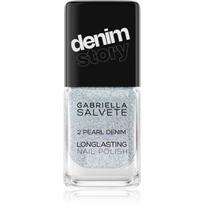 Gabriella Salvete Longlasting Enamel Denim Story ilgai išliekantis nagų lakas atspalvis 02 Pearl Denim 11 ml