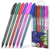 Ultra glide tušinukų rinkinys U-108 STICK COLOR, ErichKrause, 1.0mm, 6 sp.