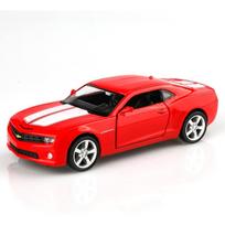 1:36 mastelio 2010 m. Chevy Camaro metaliniai modeliai, atgal traukiami žaisliniai automobiliai, automobilių dovanos berniukams ir mergaitėms 1/36-Size:12*5*3cm raudona