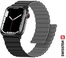 Swissten silikoninė magnetinė juostelė, skirta Apple Watch 42/44/45/49 mm