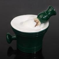 Shave Soap Cup Shaving Bowl and Brush Set for Wet Shave,Durable,Shave Cream