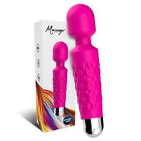 Armony Postman Massager & Vibrator Super Flexible Head Fuchsia