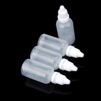 50 vnt. 30 ml Tušti Plastikiniai Spaudžiami Lašintuvų Buteliukai Akių Skysčio Lašintuvas gray