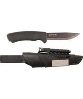 Peilis Morakniv Bushcraft Survival, anglies plienas, juodas