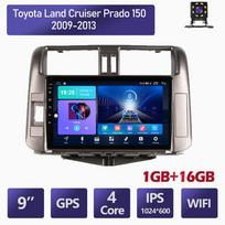 Automobilio radijas Multimedija Vaizdo grotuvas Navigacija GPS Toyota Land Cruiser Prado 150 2009-2013 2din Galvos blokas 1+16GB 1+16GB gray