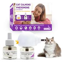 96ML 1 difuzorius 2 raminantis skystas feromonas, emocijas stabilizuojantis antistresinis elektrinis šildantis kačių raminantis feromonų raminamųjų priemonių rinkinys One Size violetinė