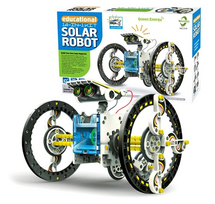 Konstruktorius robotas su saulės baterija 14 in 1