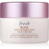 fresh Rose Deep Hydration Face Cream drėkinamasis veido kremas su hialurono rūgštimi 15 ml