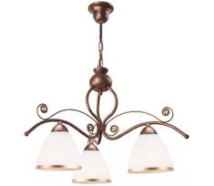 BRILAGI - LED Sietynas, kabinamas ant grandinės ANTICO 3xE27/60W/230V bronzinė patina