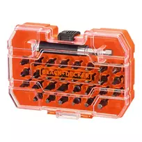 Sukimo antgalių komplektas Black & Decker A7228-XJ; 31 vnt.