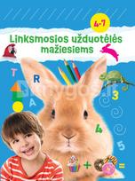 Linksmos užduotėlės mažiesiems (mėlyna)