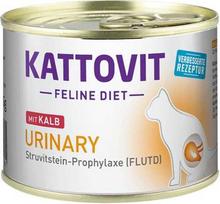 KATTOVIT Feline Diet Urinary Veal - šlapias kačių maistas - 185g