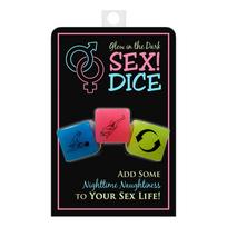 Kheper Games Glow in the Dark Sex Dice Erotinis žaidimas