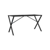Valgomojo stalo rėmas 120x60x73cm, X formos, ketaus