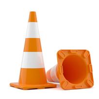 Nukreipiamieji (signaliniai) kūgiai kelio žymėjimui FRA 75 cm