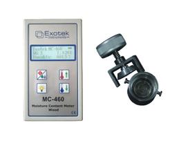 Pjuvenų, medienos, šieno, kavos, tekstilės, odos drėgmės matuoklis Exotek MC-460/S-40