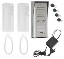 Telefonspynės komplektas CYFRAL COSMO R-2 (sidabrinės spalvos)