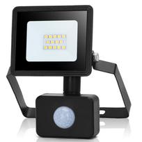 LED lempa su judesio jutikliu 10W 4000K 198442 (juodos spalvos)