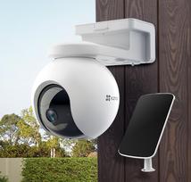 Lauko vaizdo stebėjimo kamera EZVIZ CS-EB8 4G + saulės kolektorius EZVIZ CS-CMT