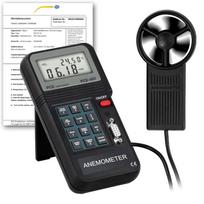 Srauto matuoklis PCE-007-ICA su ISO kalibravimo sertifikatu