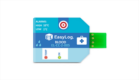 Vienkartinis kraujo temperatūros ir drėgmės duomenų kaupiklis EasyLog EL-CC-2-005 PK10