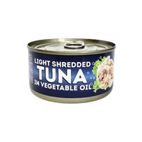 Smulkintas tunas augaliniame aliejuje MAMOS KONSERVAI, 185 g