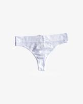 Aukšto liemens stringai Rami - L/XL , Balta