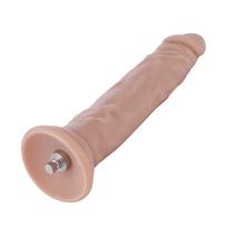 HiSmith HSA31 Slim Anal Silicone Dildo KlicLok 17.8cm Skin