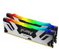 RAM Kingston KF564C32RSAK2-64 64GB 6400MT/s DDR5 CL32 DIMM (2 komplektas) FURY Renegade RGB XMP | Kingstonas