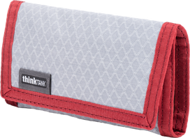 Think Tank Cards & Power Wallet (holds 2 CF/CFexpre or 4 SD/micro SD & 2 Batteries) Chili Pepper Red