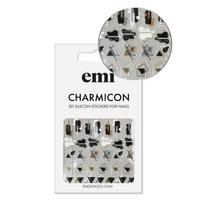 E.Mi Charmicon Silicone Stickers Lipdukai nagams, #237 Optimism
