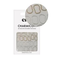 E.Mi Charmicon Silicone Stickers Lipdukai nagams, #241 Abstract Chains
