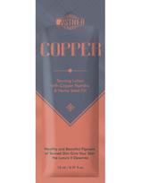 Taboo soliariumo įdegio losjonas su bronzatoriais, vario peptidais ir kanapių aliejumi Taboo Expert Copper Bronzer 15ml