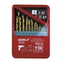 Rinkinys metalui HSS+kobaltas+TiN, 19 vnt 135