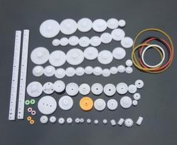 Plastikinių krumpliaračių rinkinys - 75 dalys