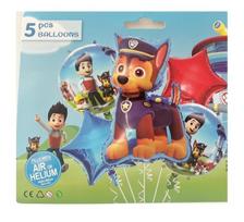 Balionų rinkinys Paw patrol- Chase, 5 vnt.