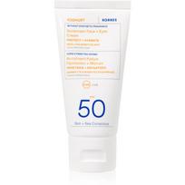 Korres Yoghurt Sunscreen apsauginis kremas veidui ir akių sričiai SPF 50 50 ml
