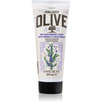 Korres Pure Greek Olive & Rosemary Flower drėkinamasis kūno kremas su alyvuogių aliejumi 200 ml