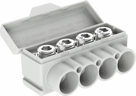 SLT50-4-3 yellow/green Al 10-50/Cu 2.5-35 + 3x2,5mm2 1000V Distribution block MAS4051Y10 | 4744397023568