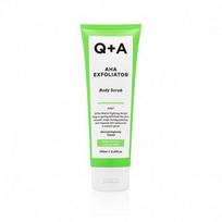 Q+A Kūno šveitiklis su AHA rūgštimi AHA Exfoliator Body Scrub 250ml