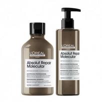 L'Oréal Professionnel Plaukų molekulinę struktūrą atstatančių priemonių linijos rinkinys Serie Expert Absolut Repair Molecular P Rinkinys