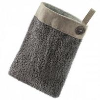 Hydrea London Kūno šveitimo pirštinė Sisal + Unbleached Linen SPA Mitt 1vnt., Grey