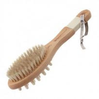 Hydrea London Masažinis šepetys Dual Use Body Brush Natural Bristle 1 vnt.