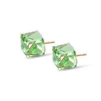 Auksuoti auskarai su Swarovski kristalais