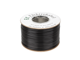 Garsiakalbio kabelis SMYp 2 x 0.5 mm juodas 200 m